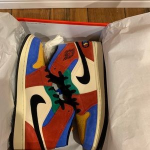 Air Jordan 1 Mid Fearless Blue The Great